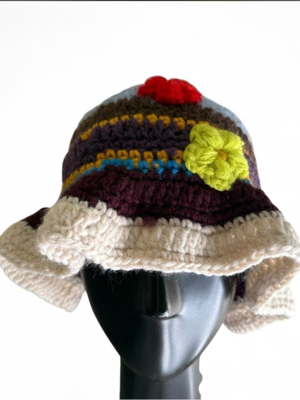Handmade Crochet Colorful Hat